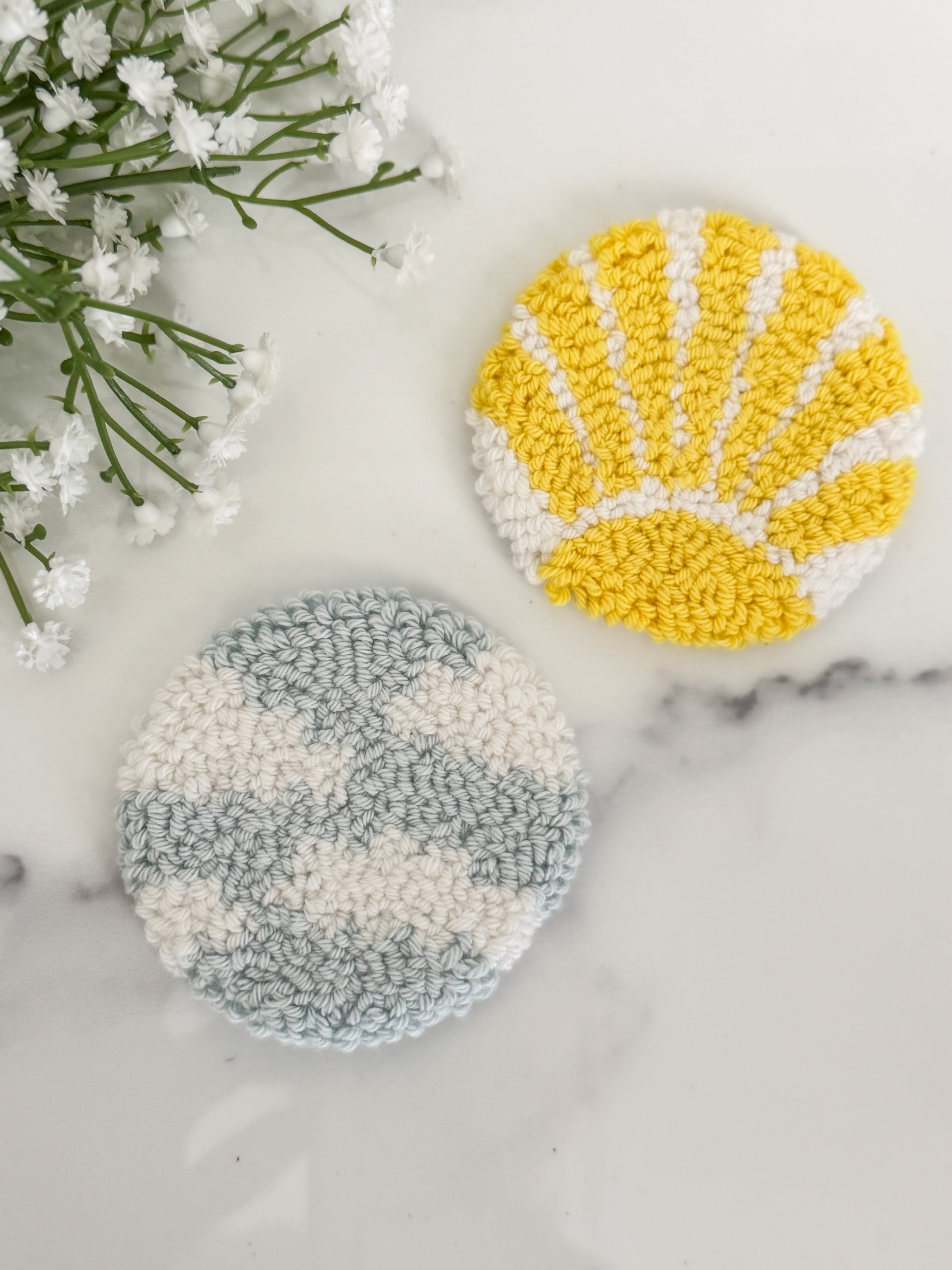 Sun & Clouds Car Coaster