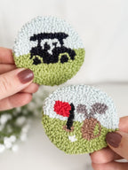 Golfing Car Coaster