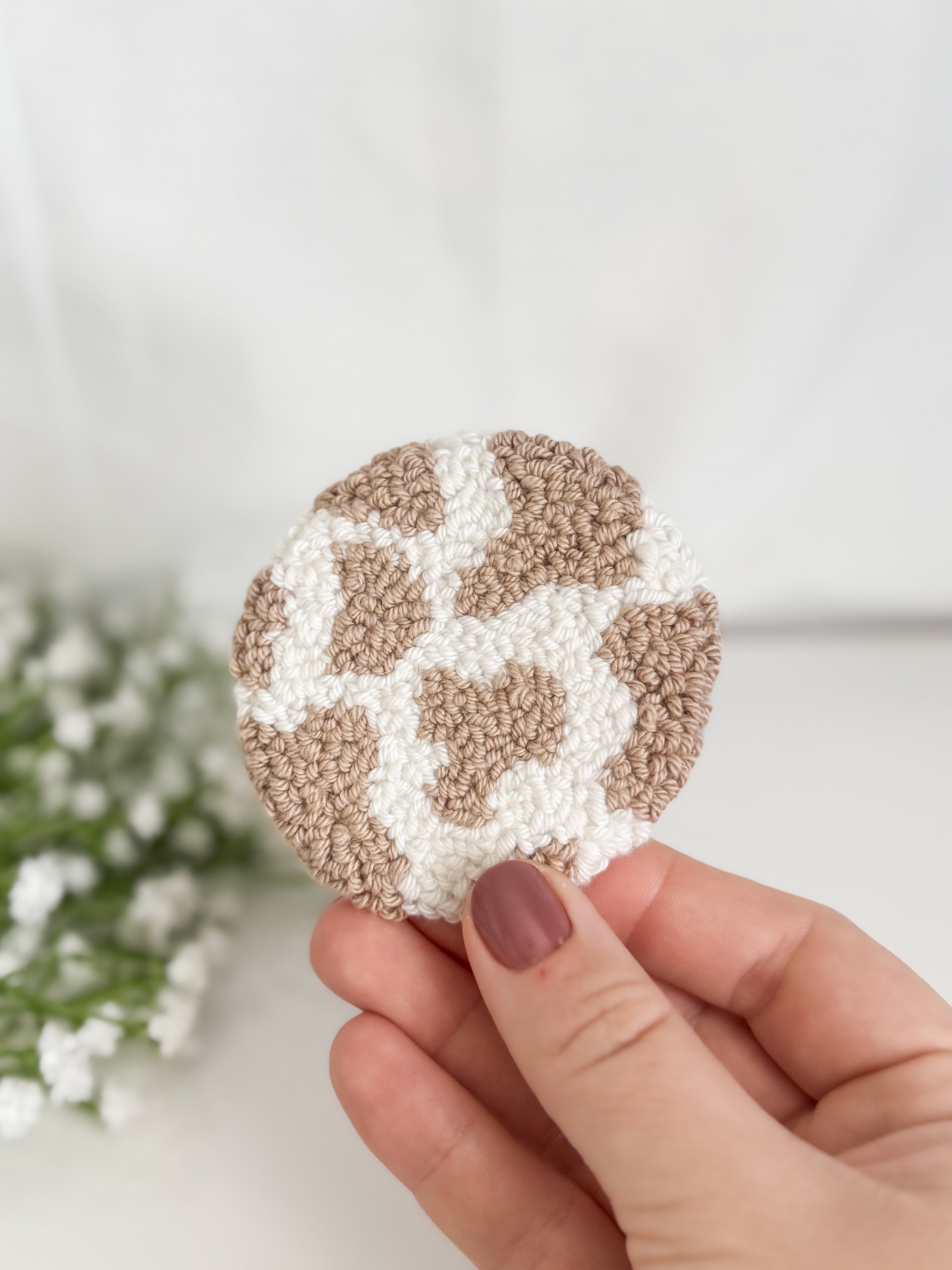 Cow Print Car Coaster