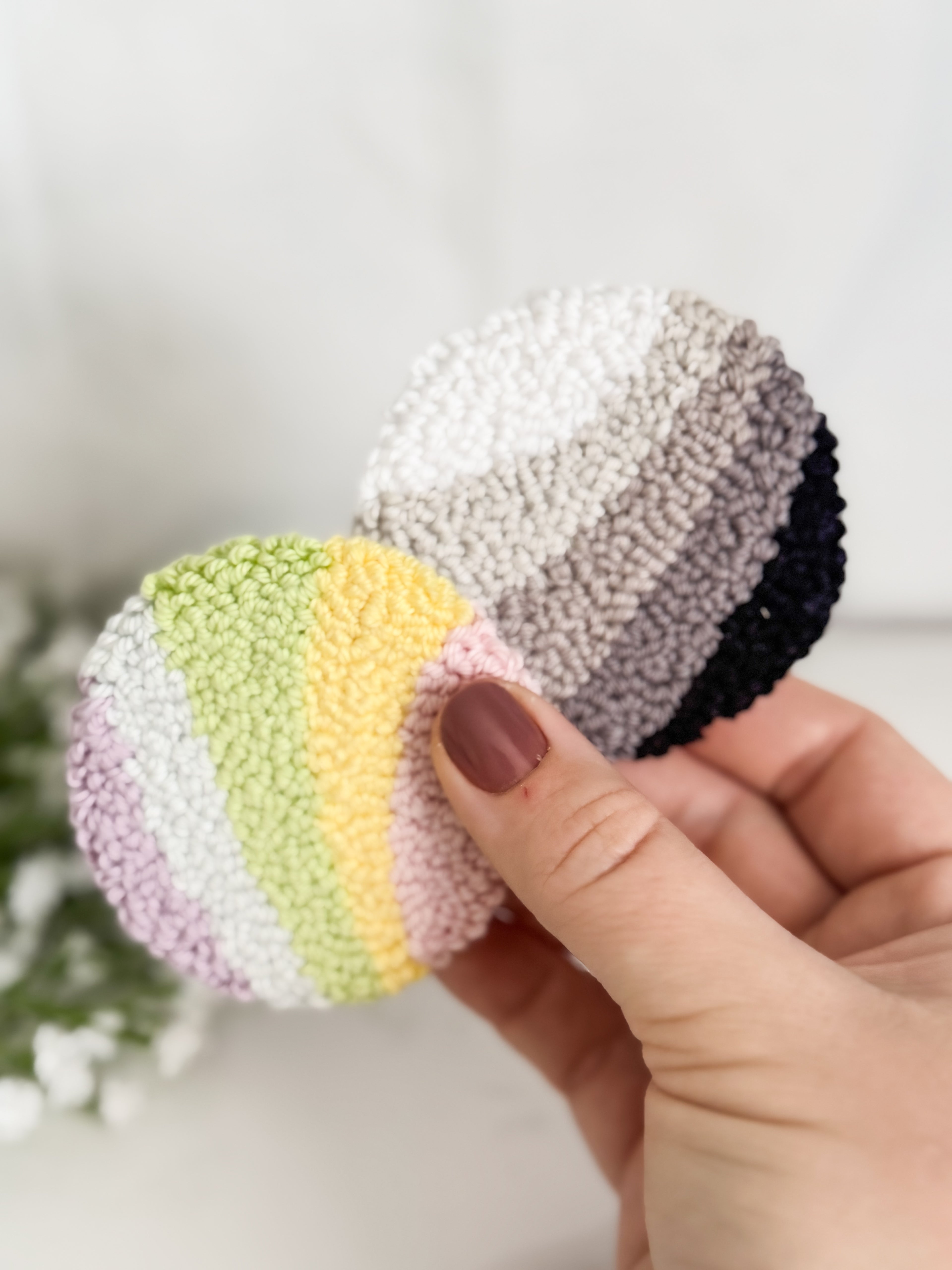 Thick Rainbow Car Coaster
