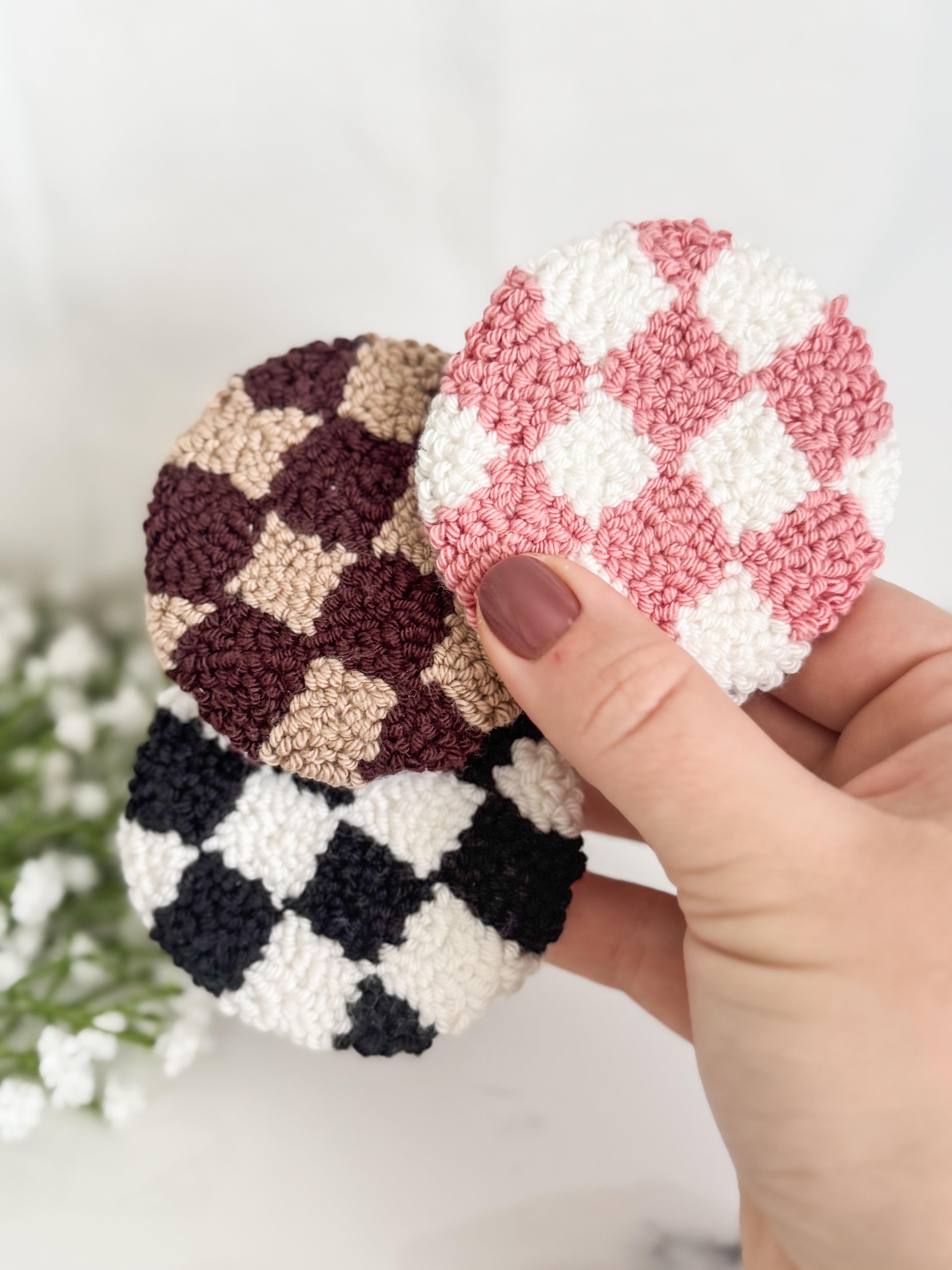 Checkerboard Car Coaster