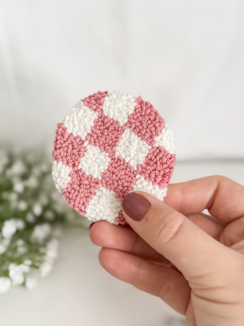 Checkerboard Car Coaster