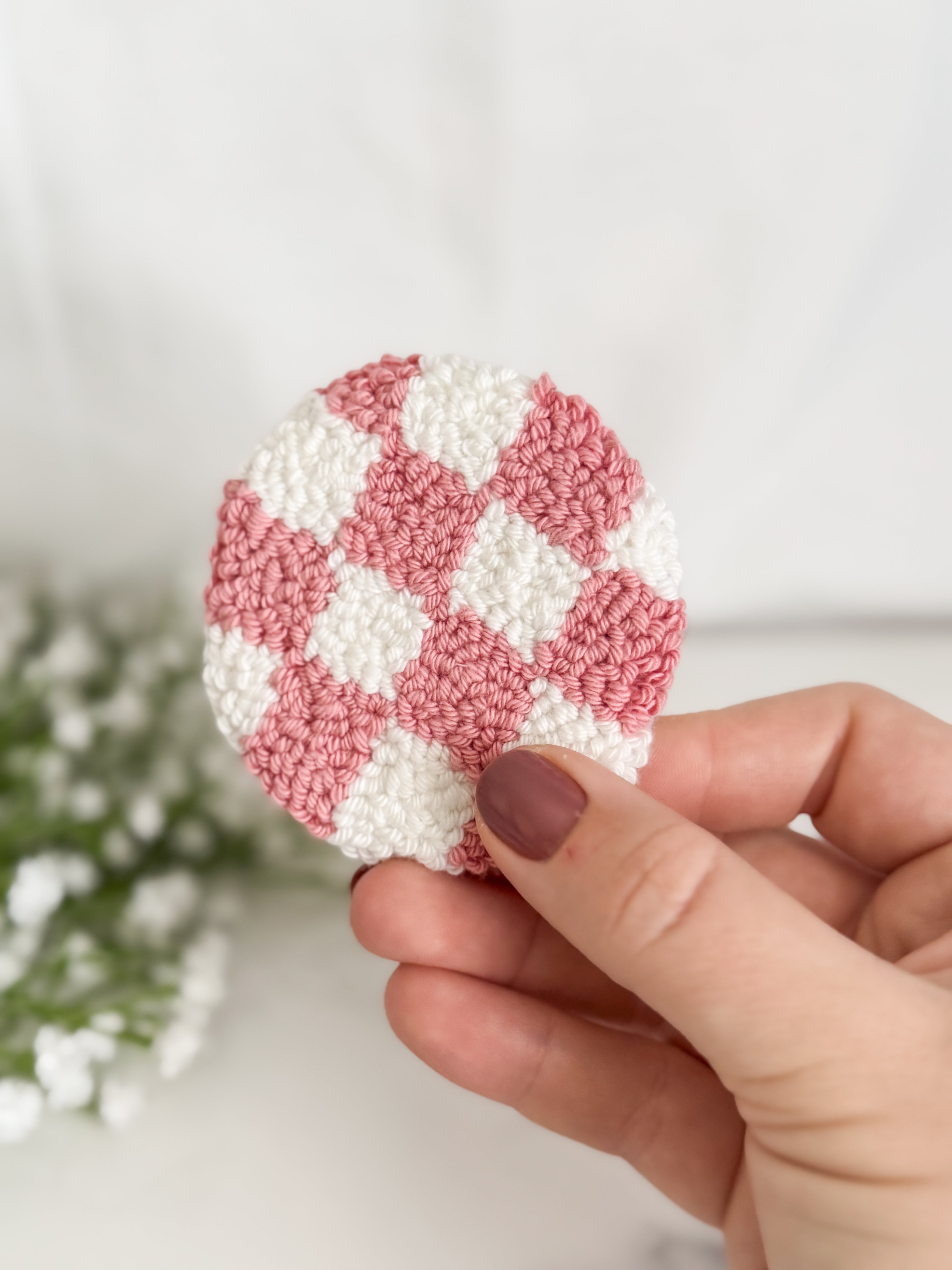 Checkerboard Car Coaster