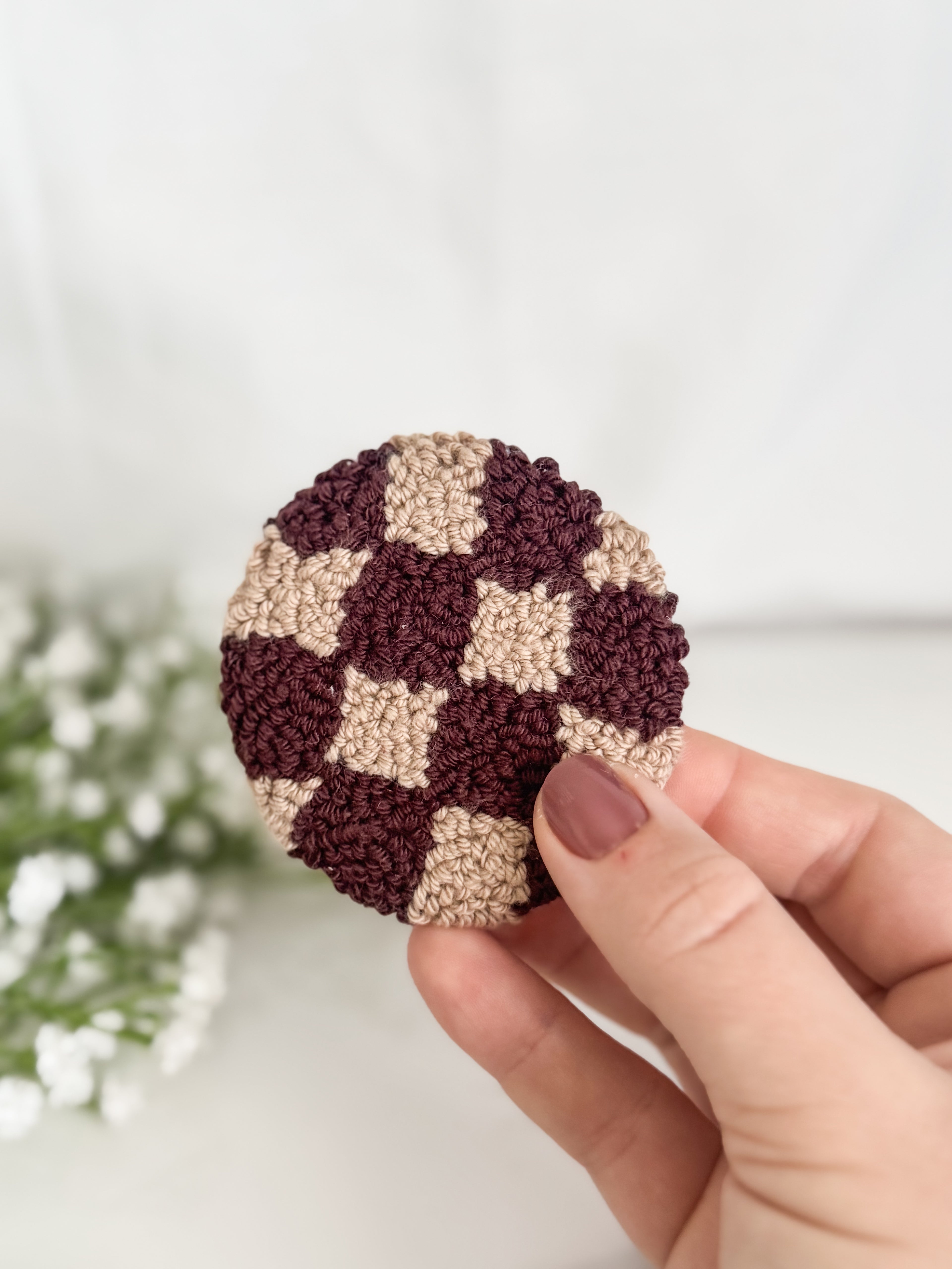 Checkerboard Car Coaster