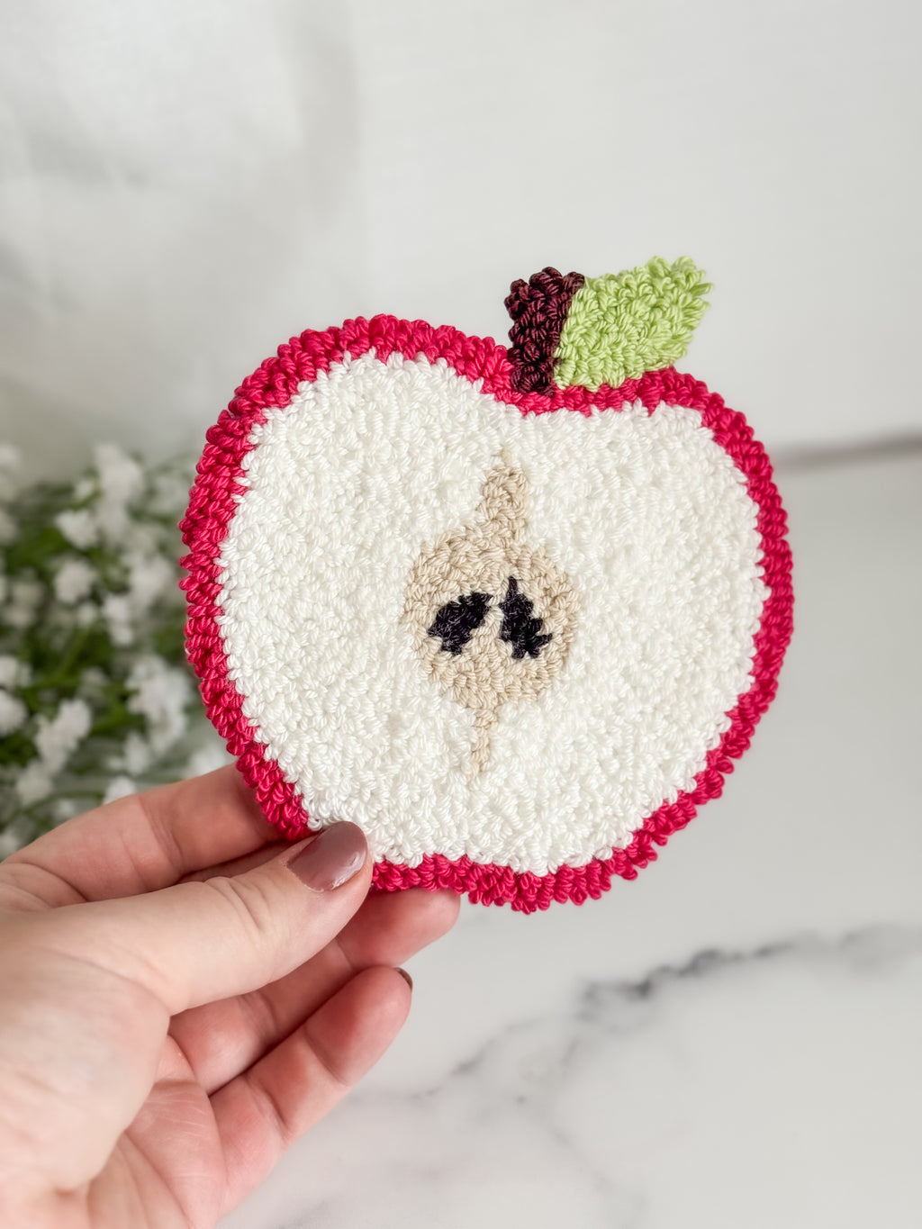 Apple Mug Rug