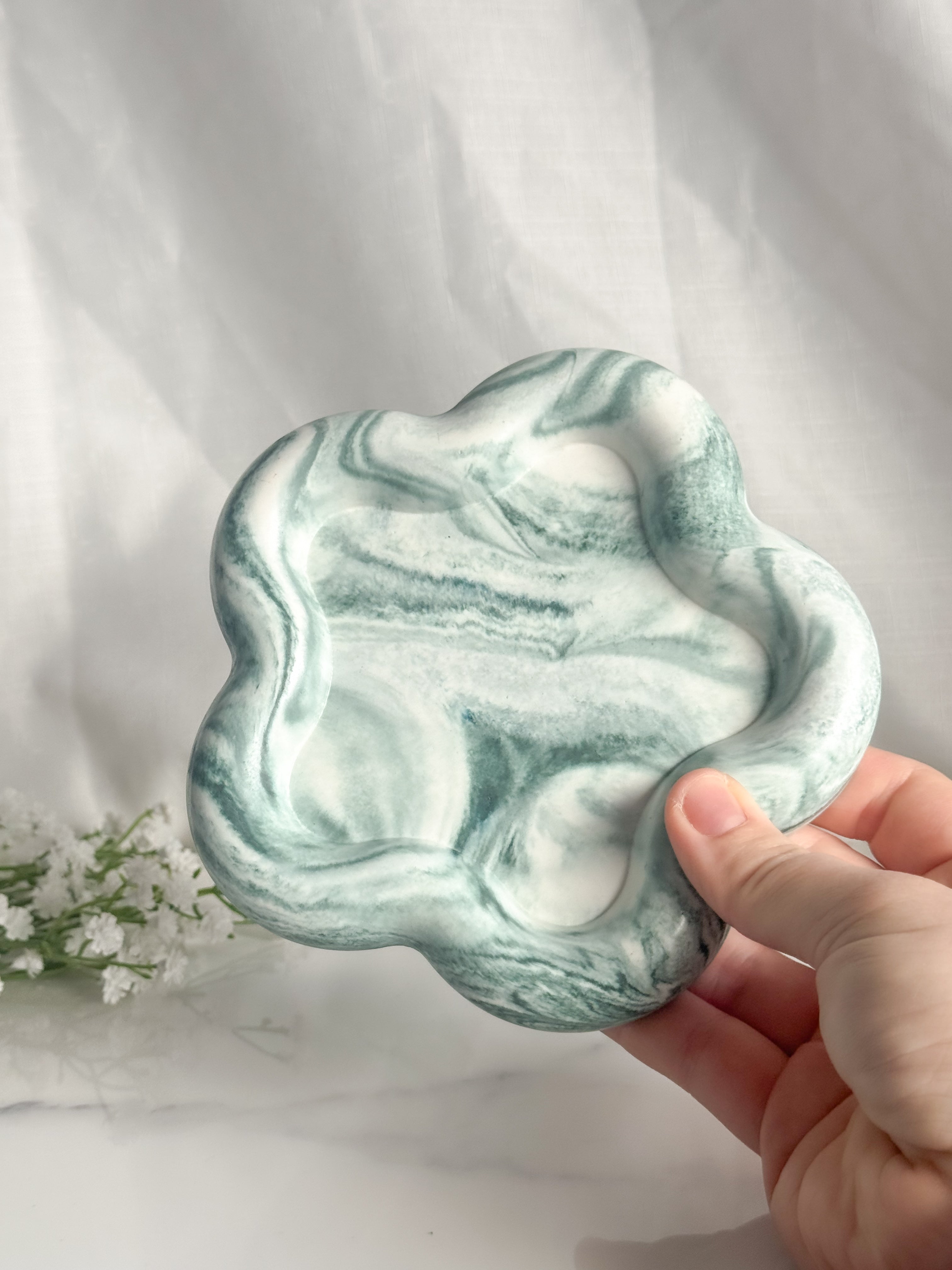 Flower Balloon Edge Tray