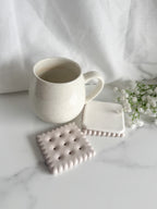 Square Biscuit Coaster Set (Small Size)