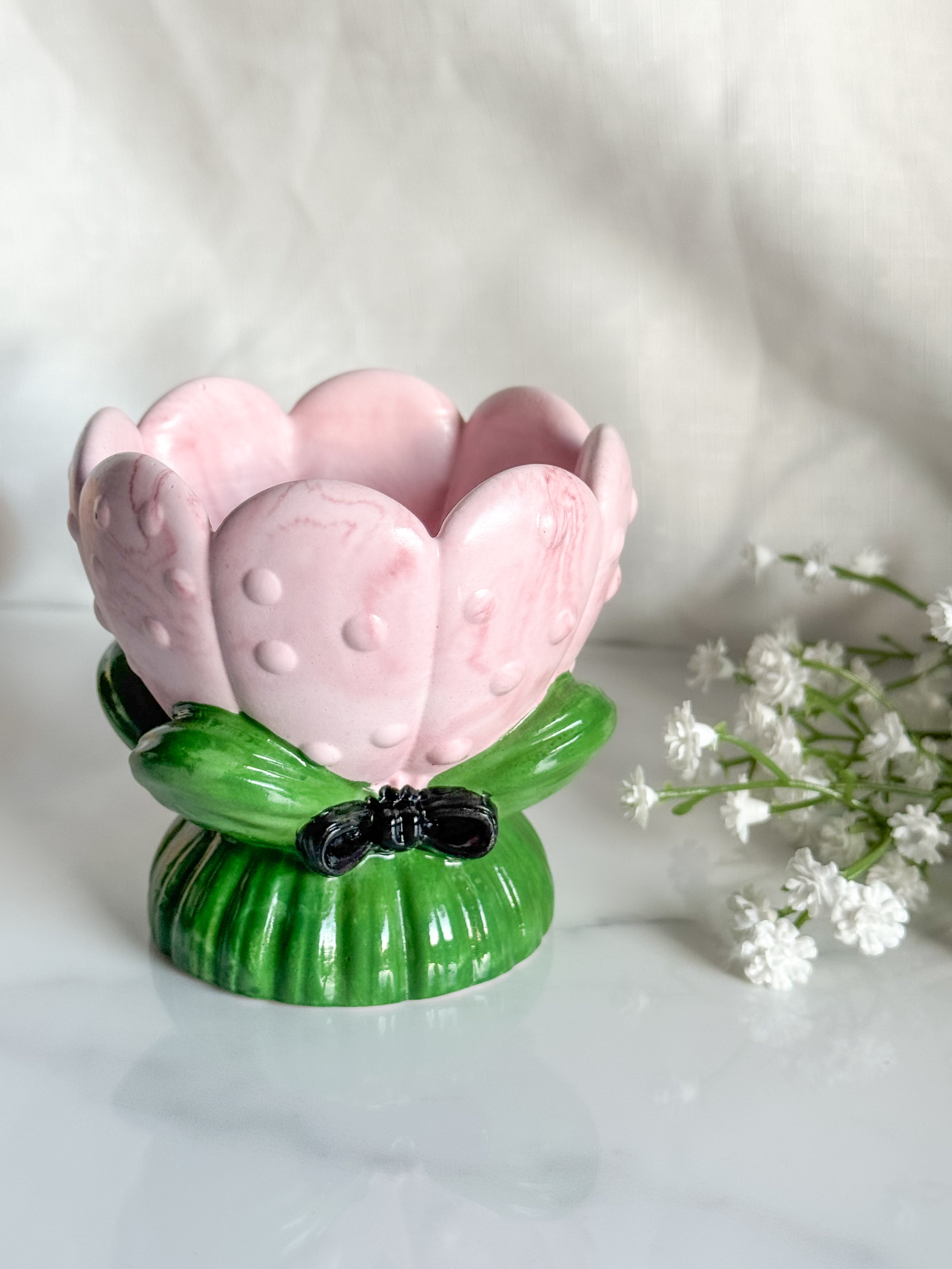 Tulip with Bow Pot