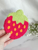 Strawberry Mug Rug