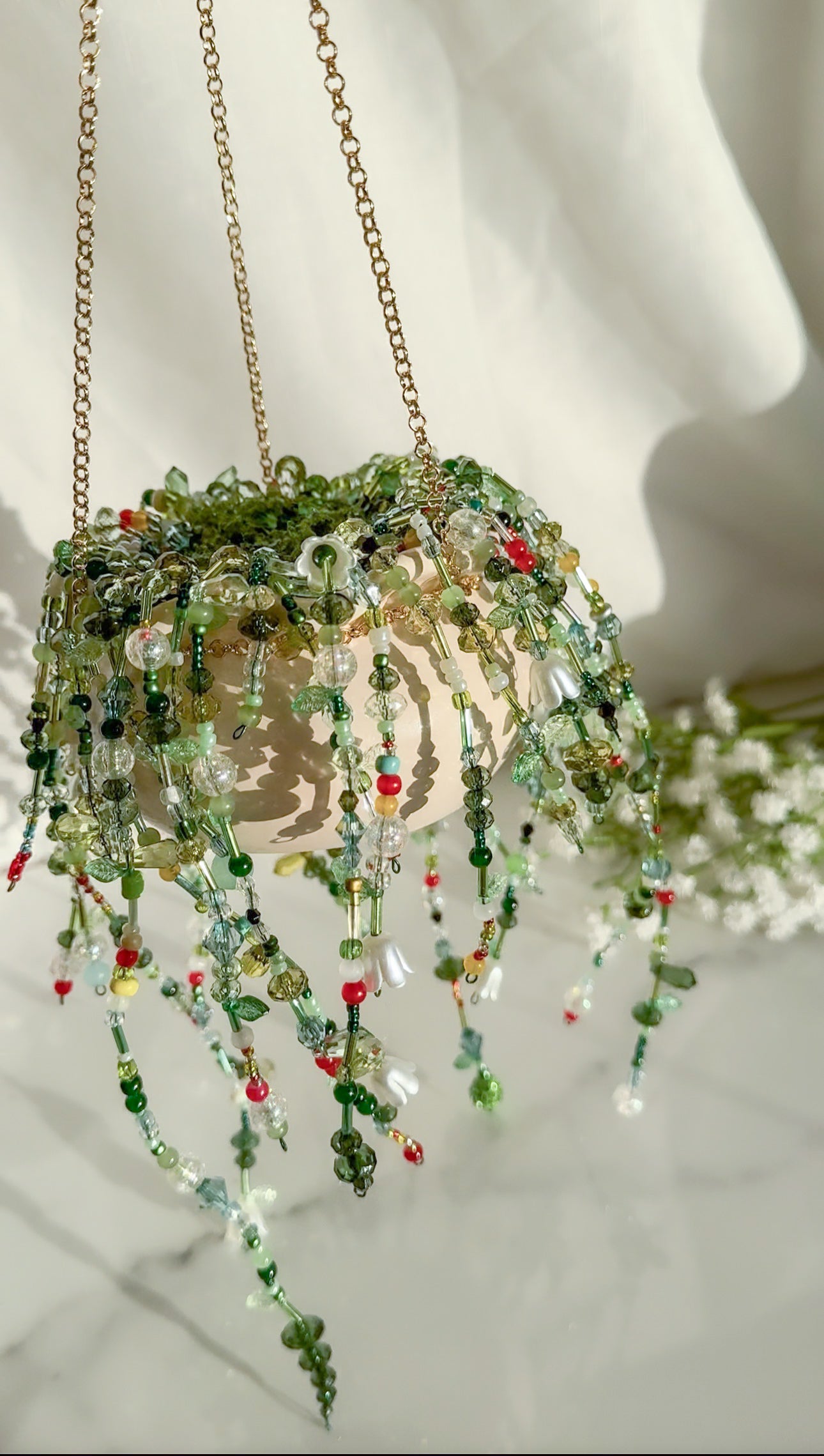 The Secret Garden Beaded Plant