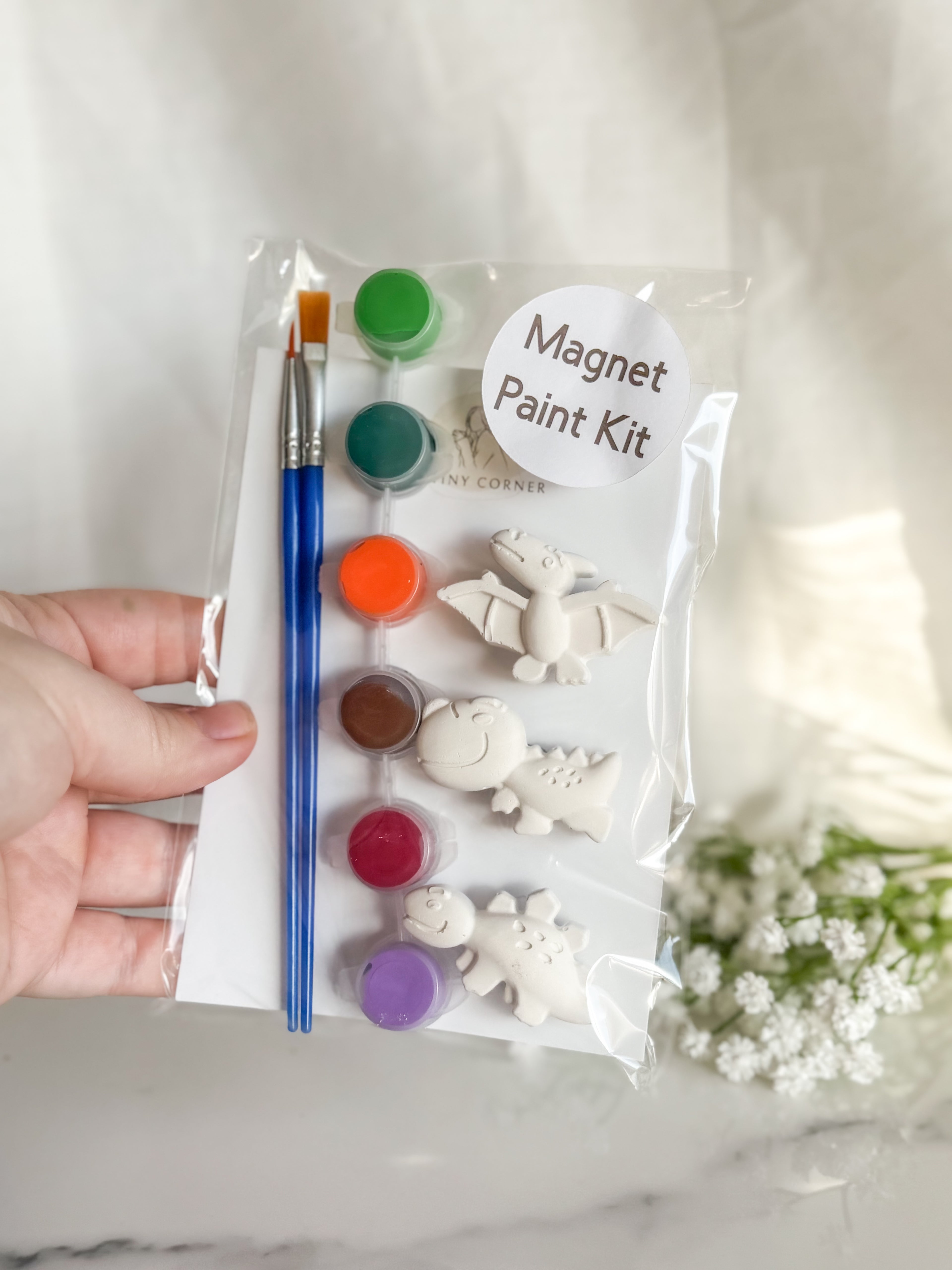 Dinosaur Magnet Paint Kit 1