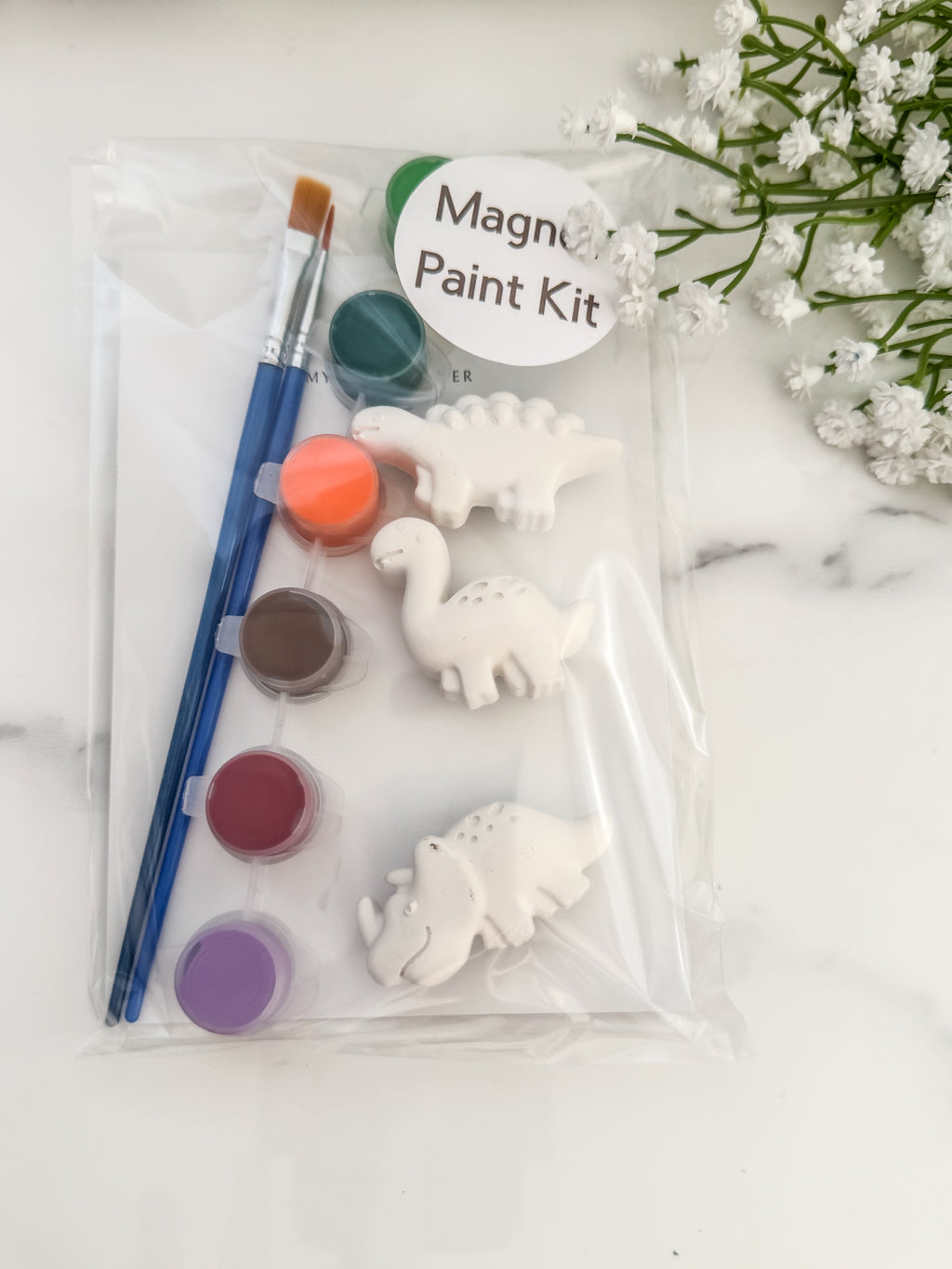 Dinosaur Magnet Paint Kit 2