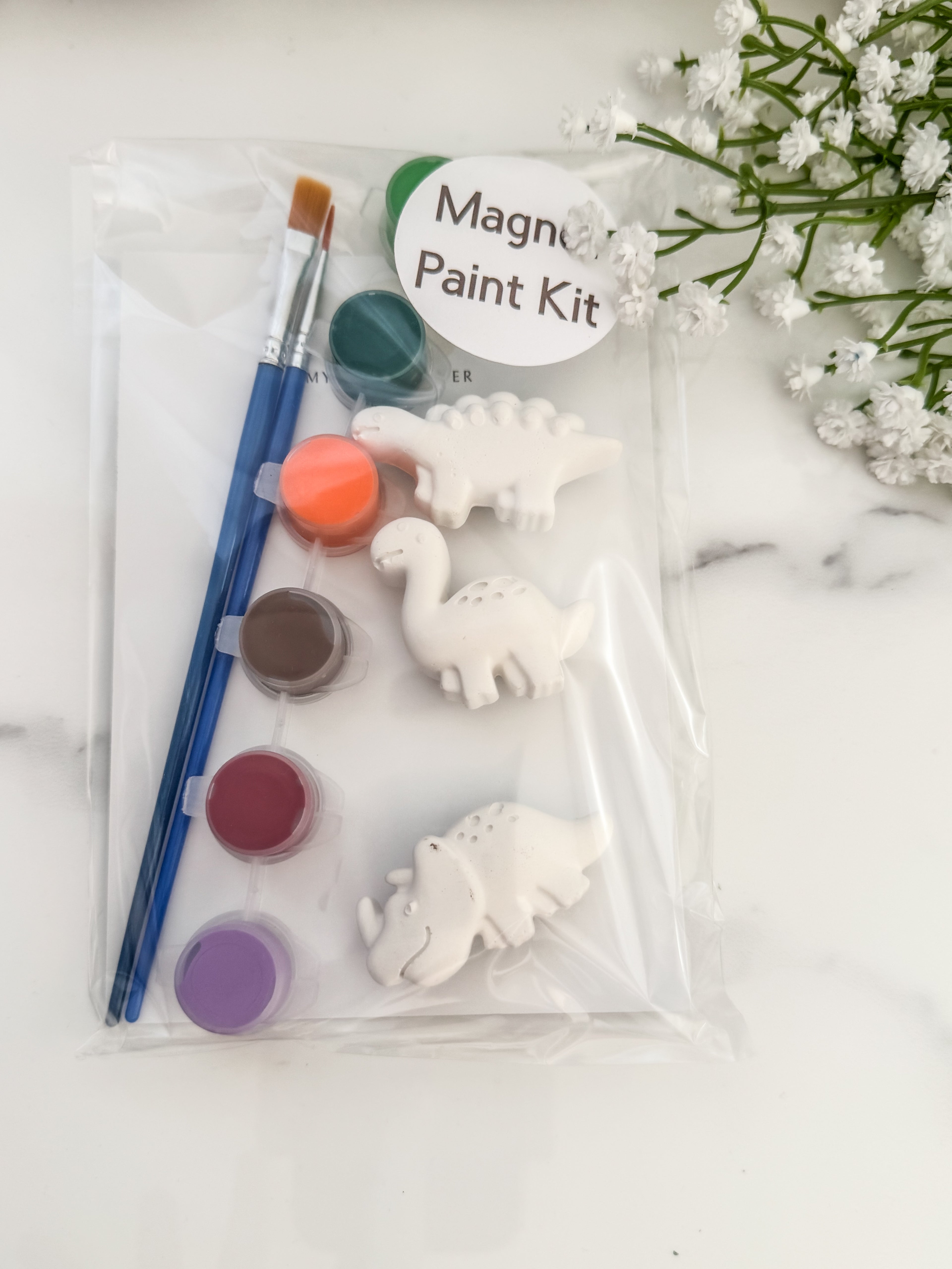 Dinosaur Magnet Paint Kit 2