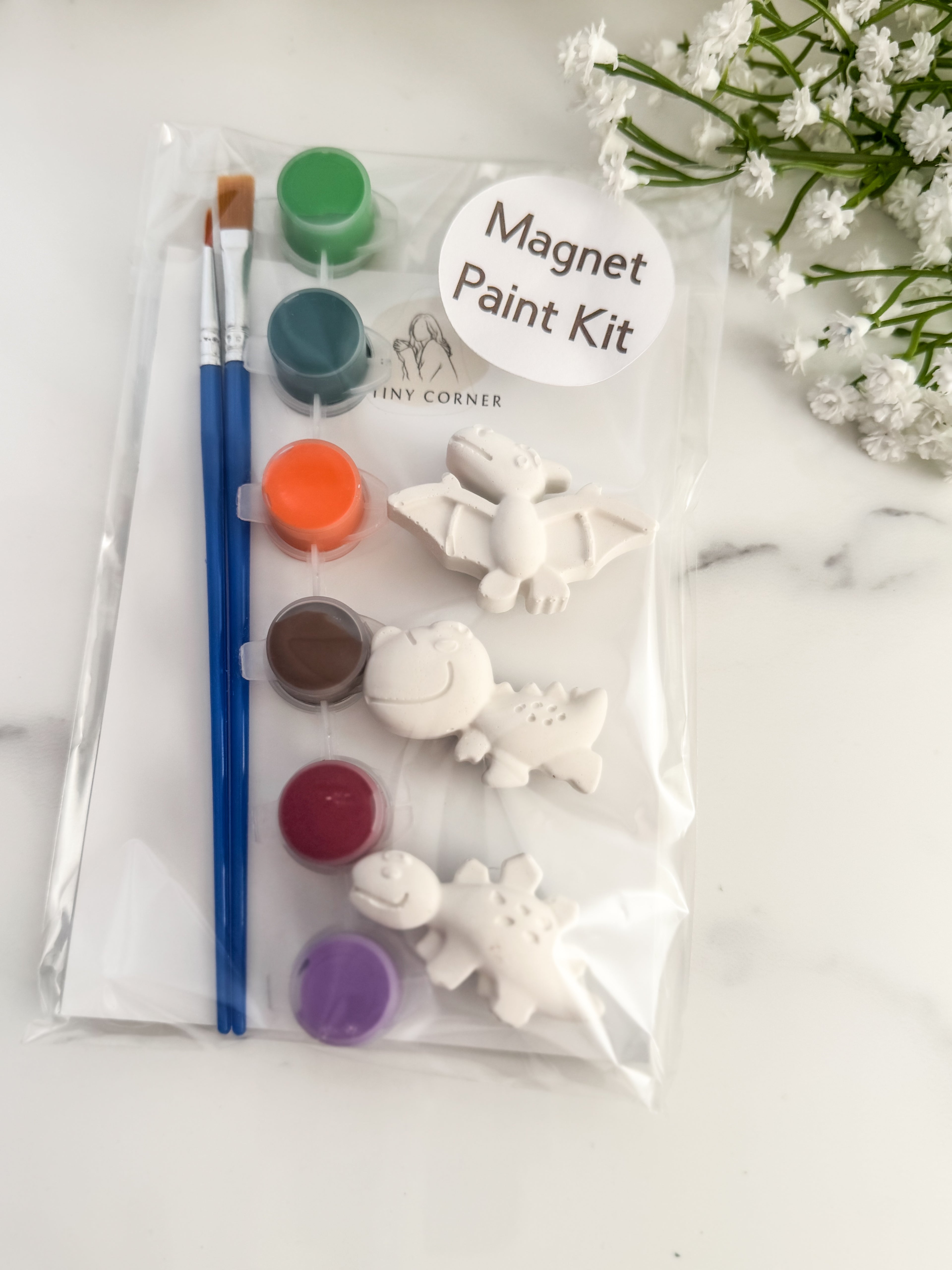 Dinosaur Magnet Paint Kit 1