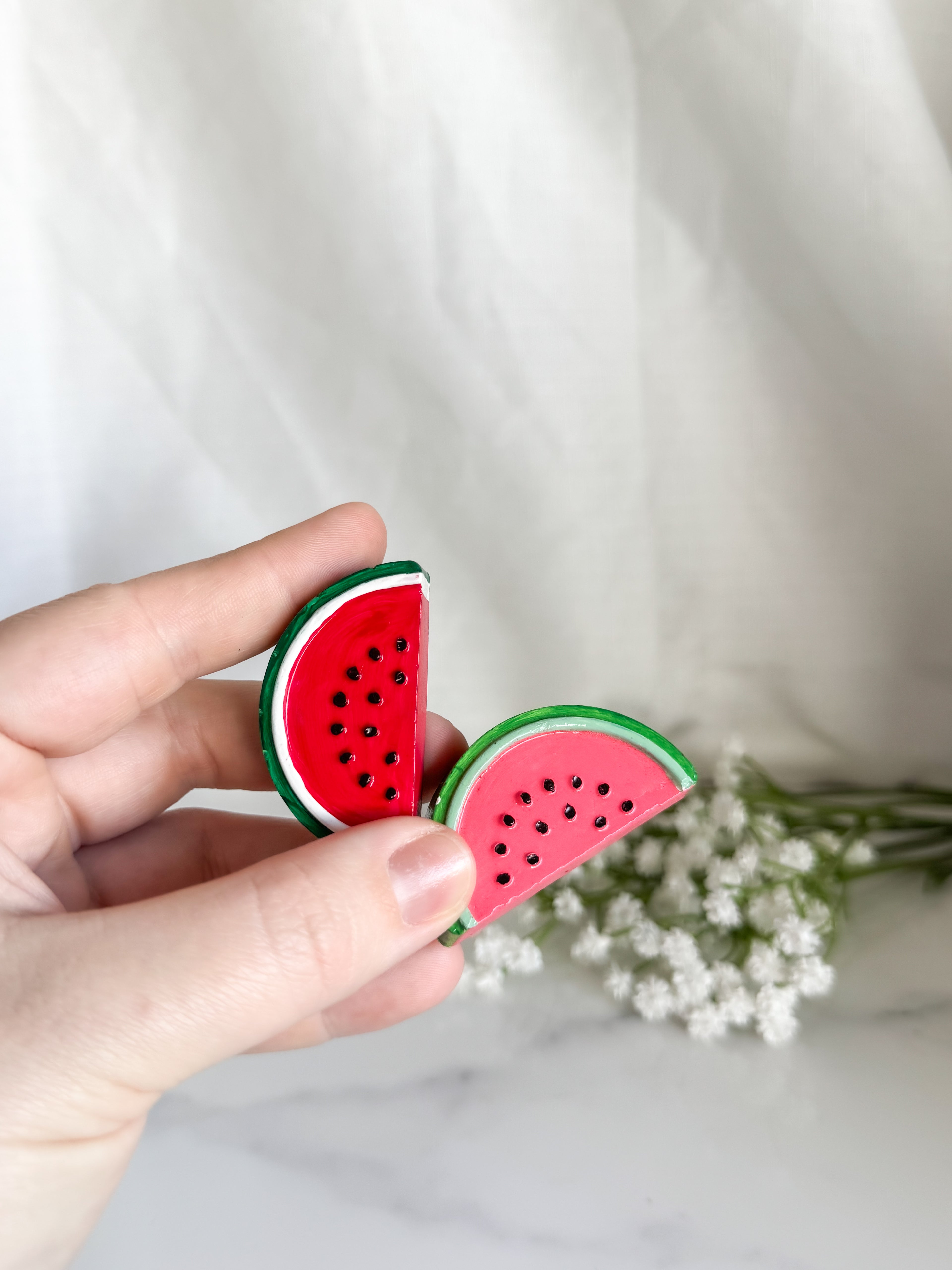 Watermelon Half Fruit Magnet