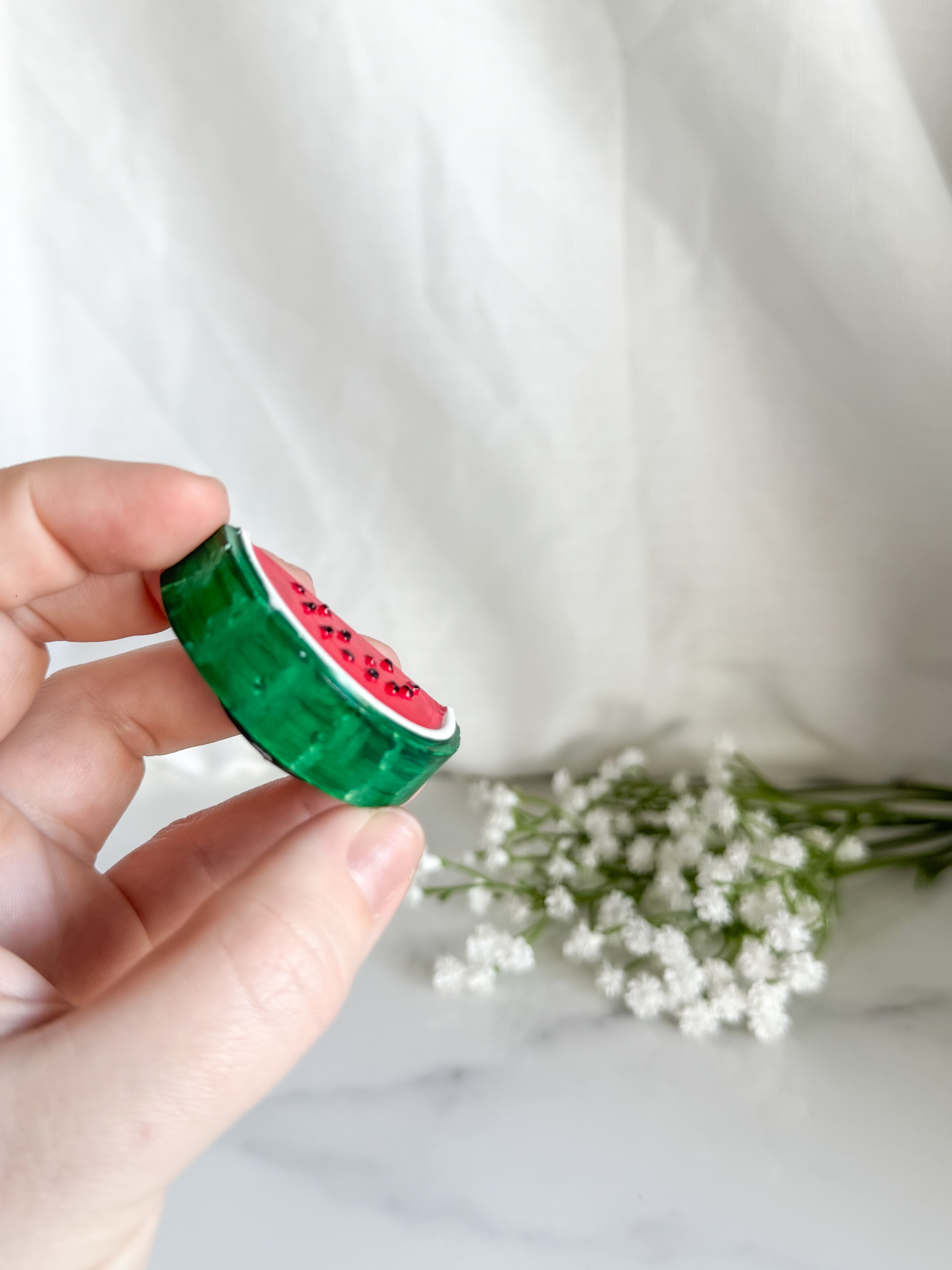 Watermelon Half Fruit Magnet