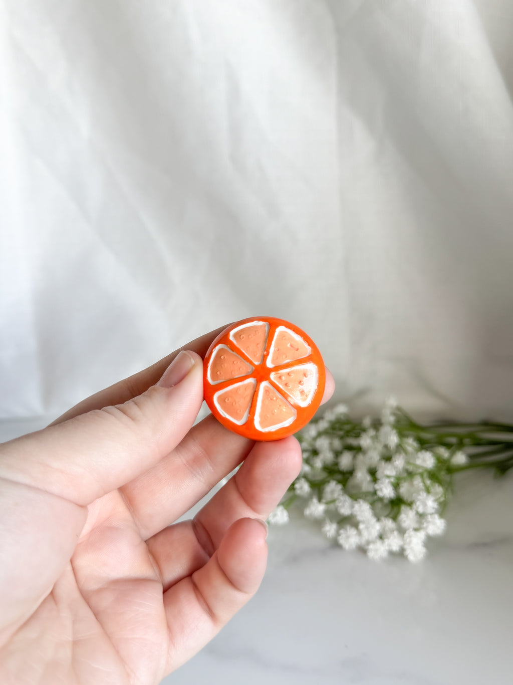 Orange Fruit Magnet
