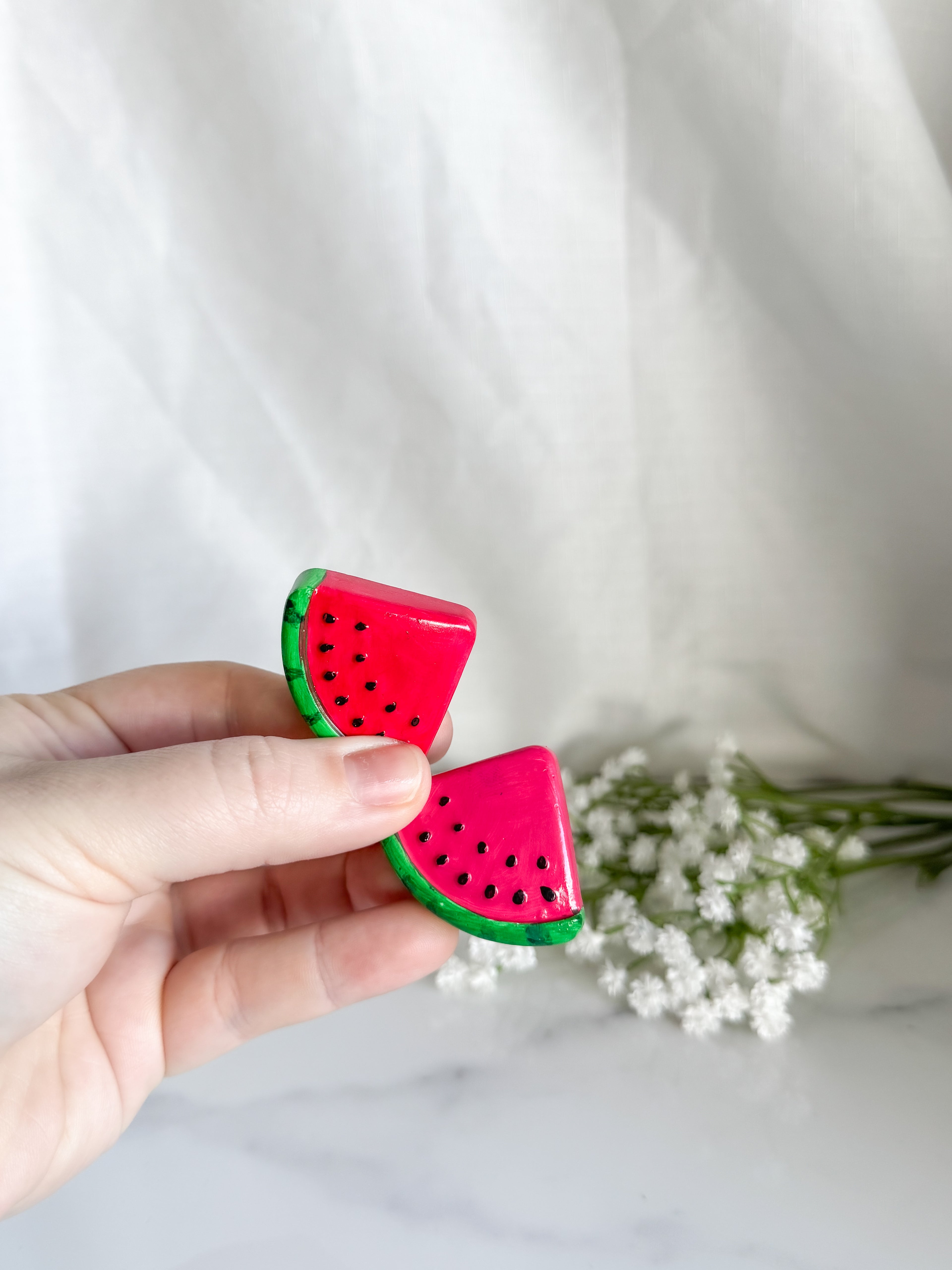 Watermelon Slice Fruit Magnet