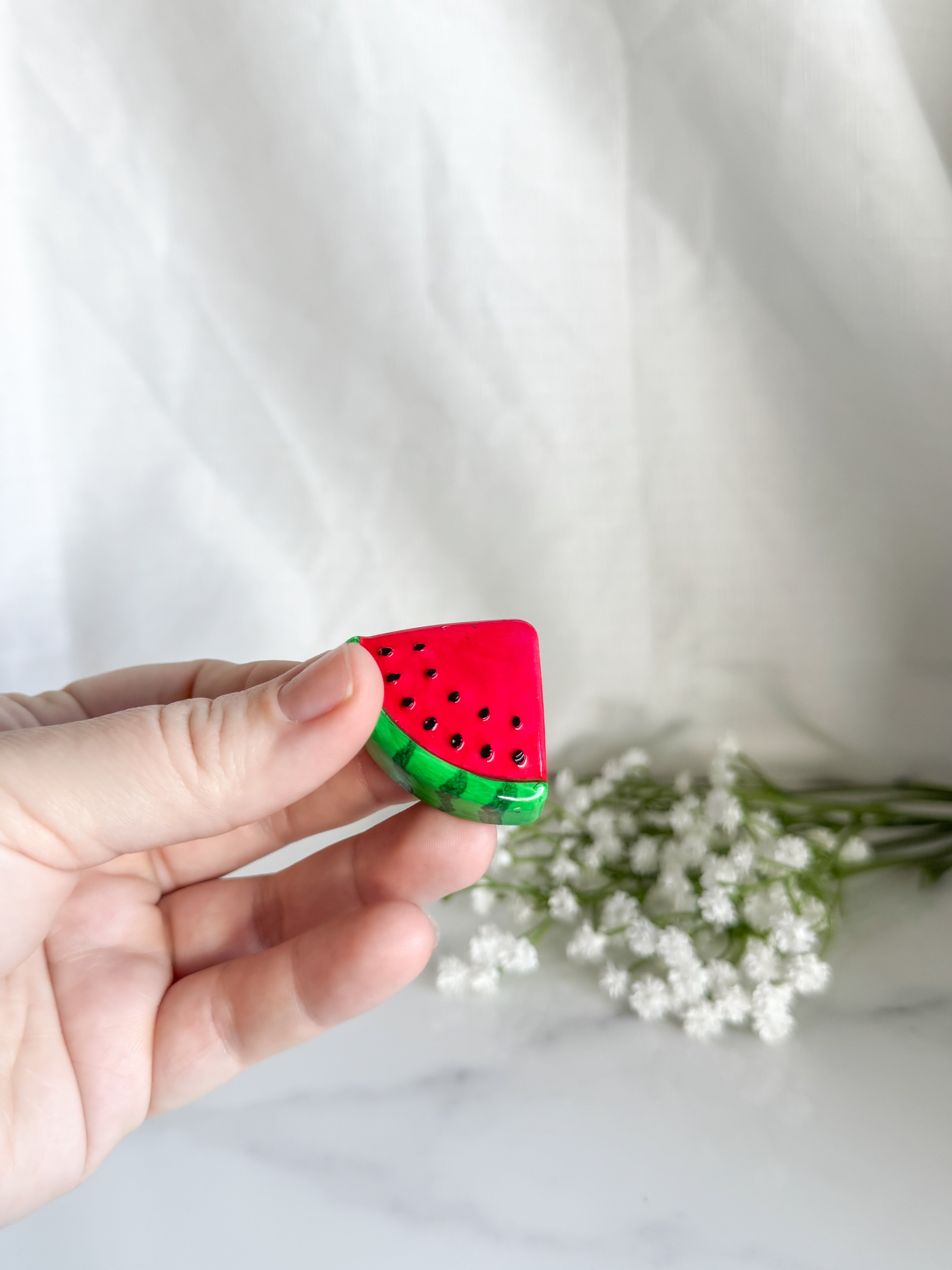 Watermelon Slice Fruit Magnet