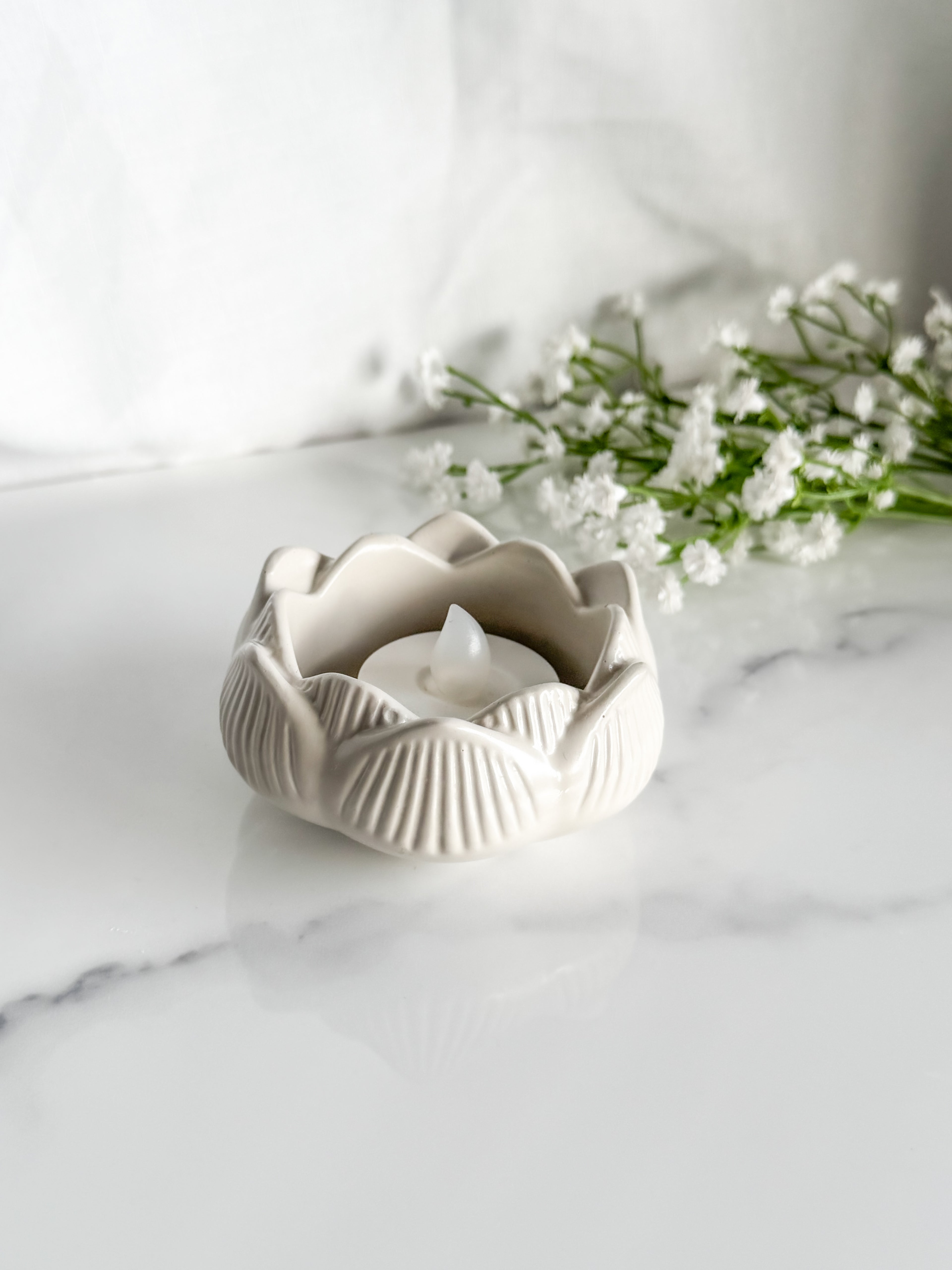 Lotus flower Candle Holder