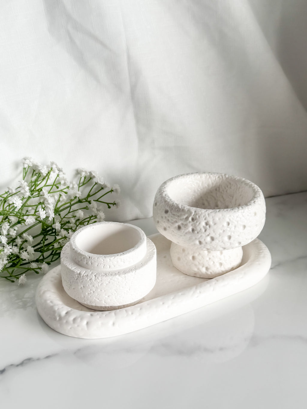 Stone Style Candle Holder