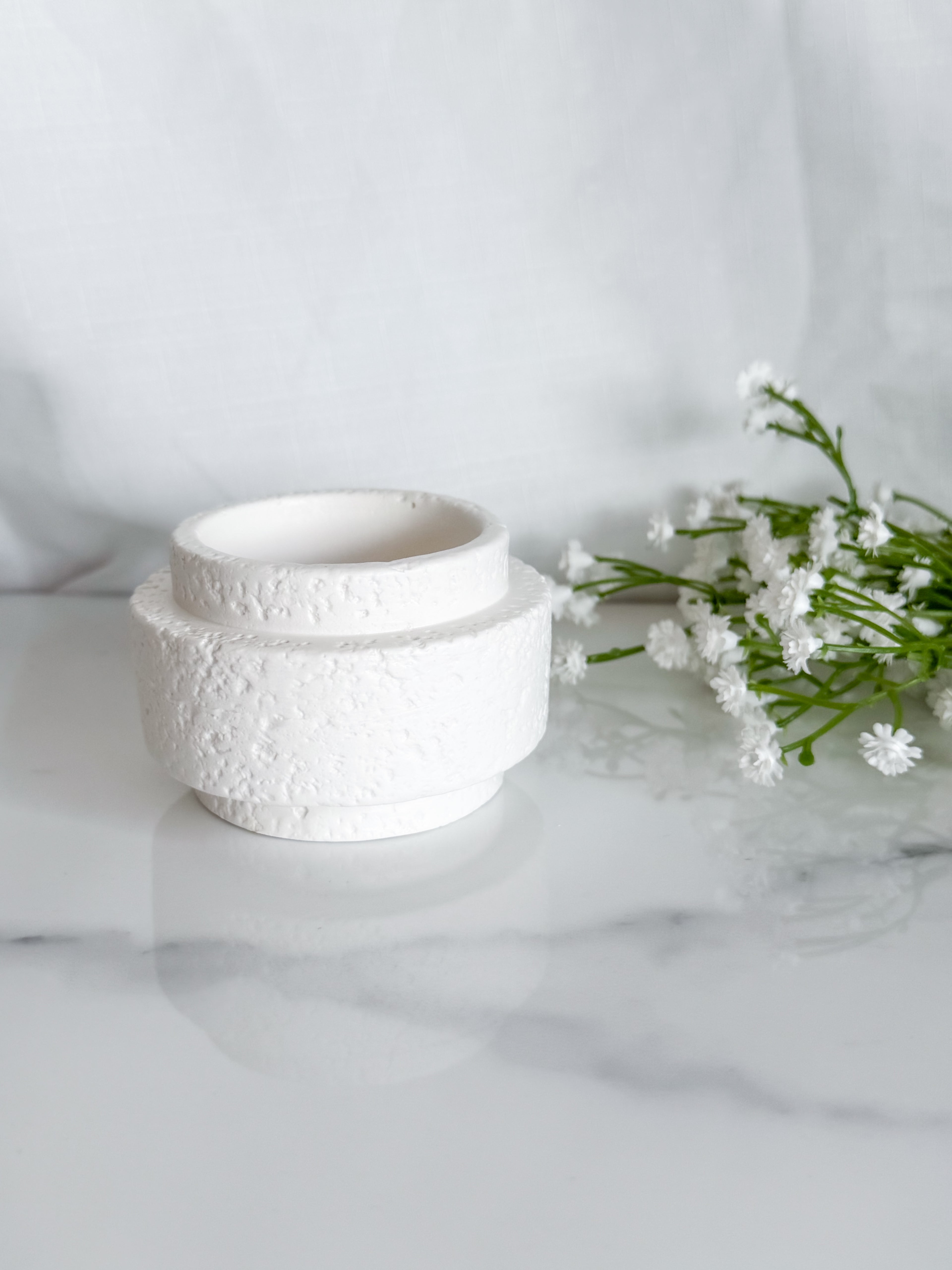 Stone Style Candle Holder