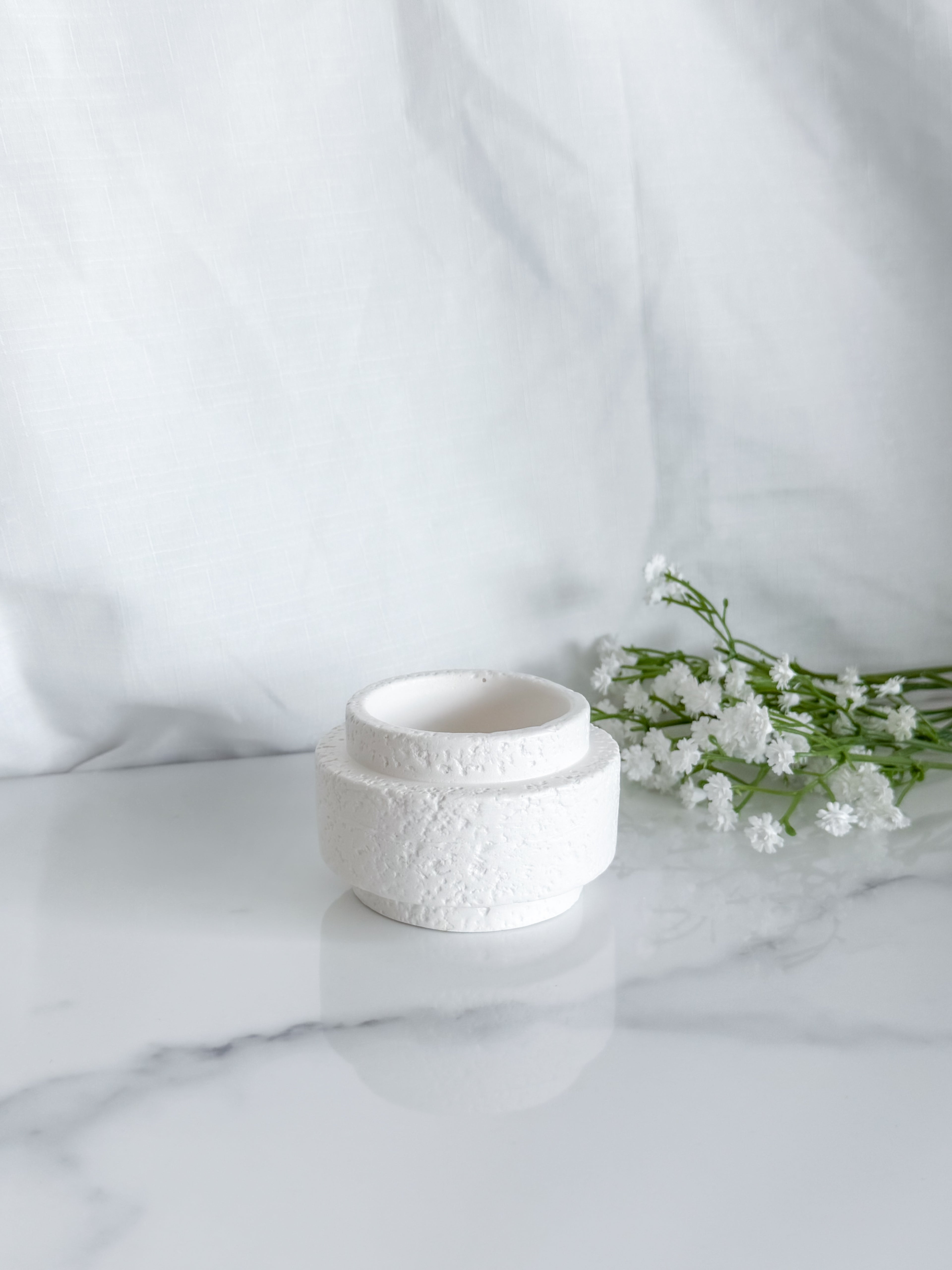 Stone Style Candle Holder