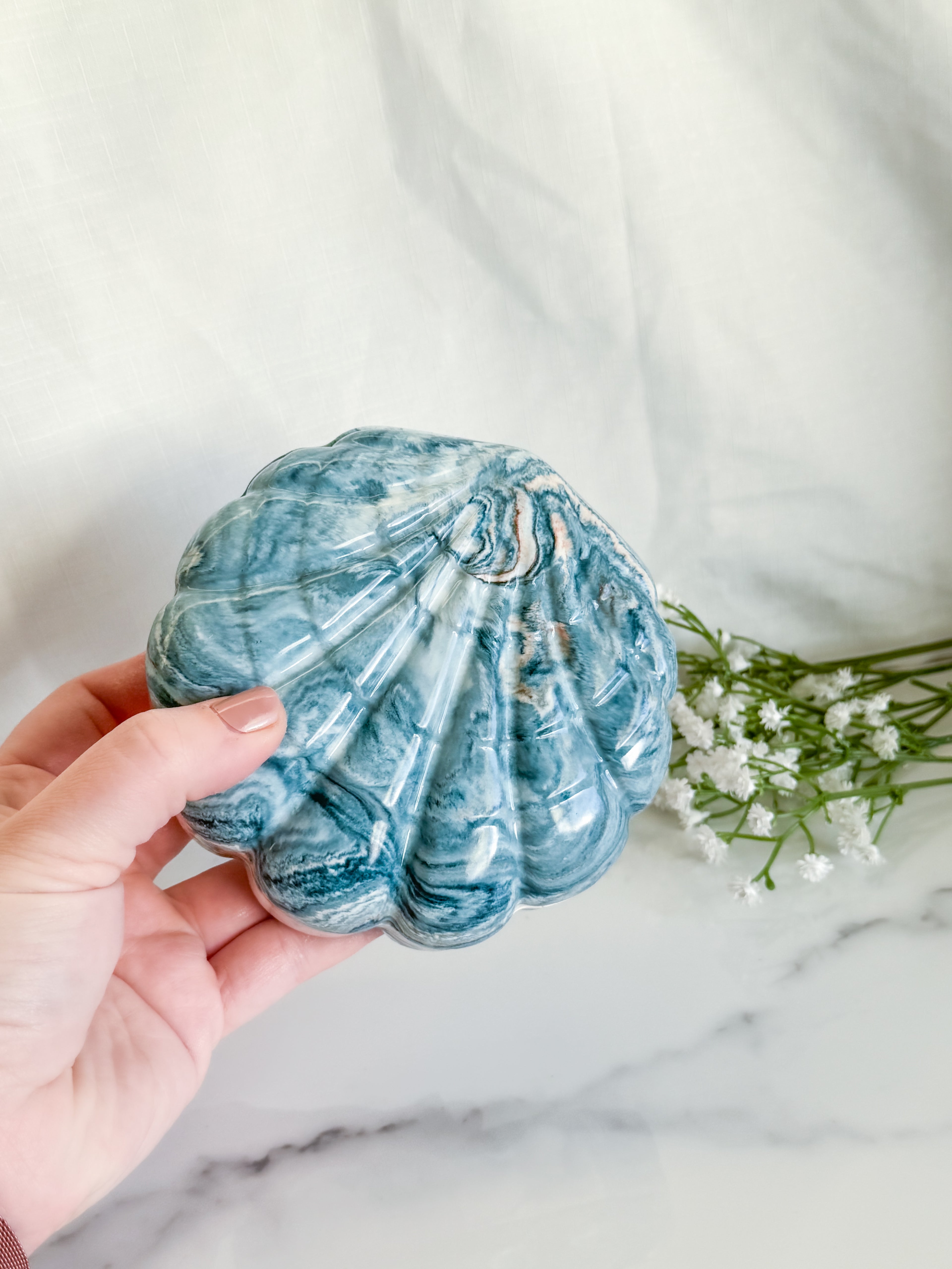 Clam Trinket Box
