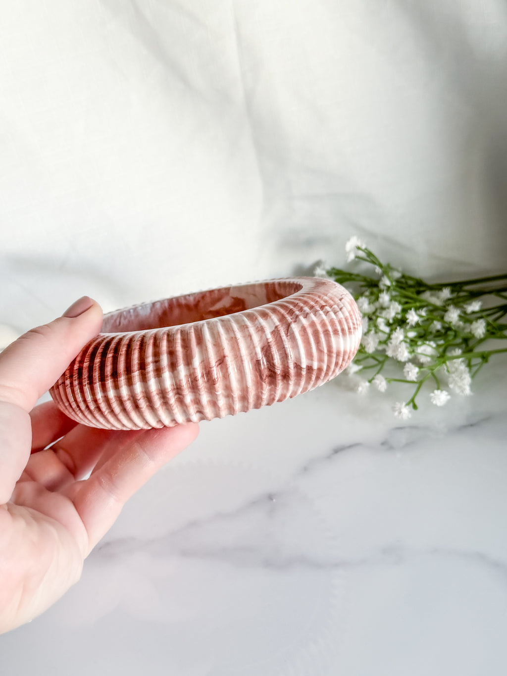 Striped Edge Bowl