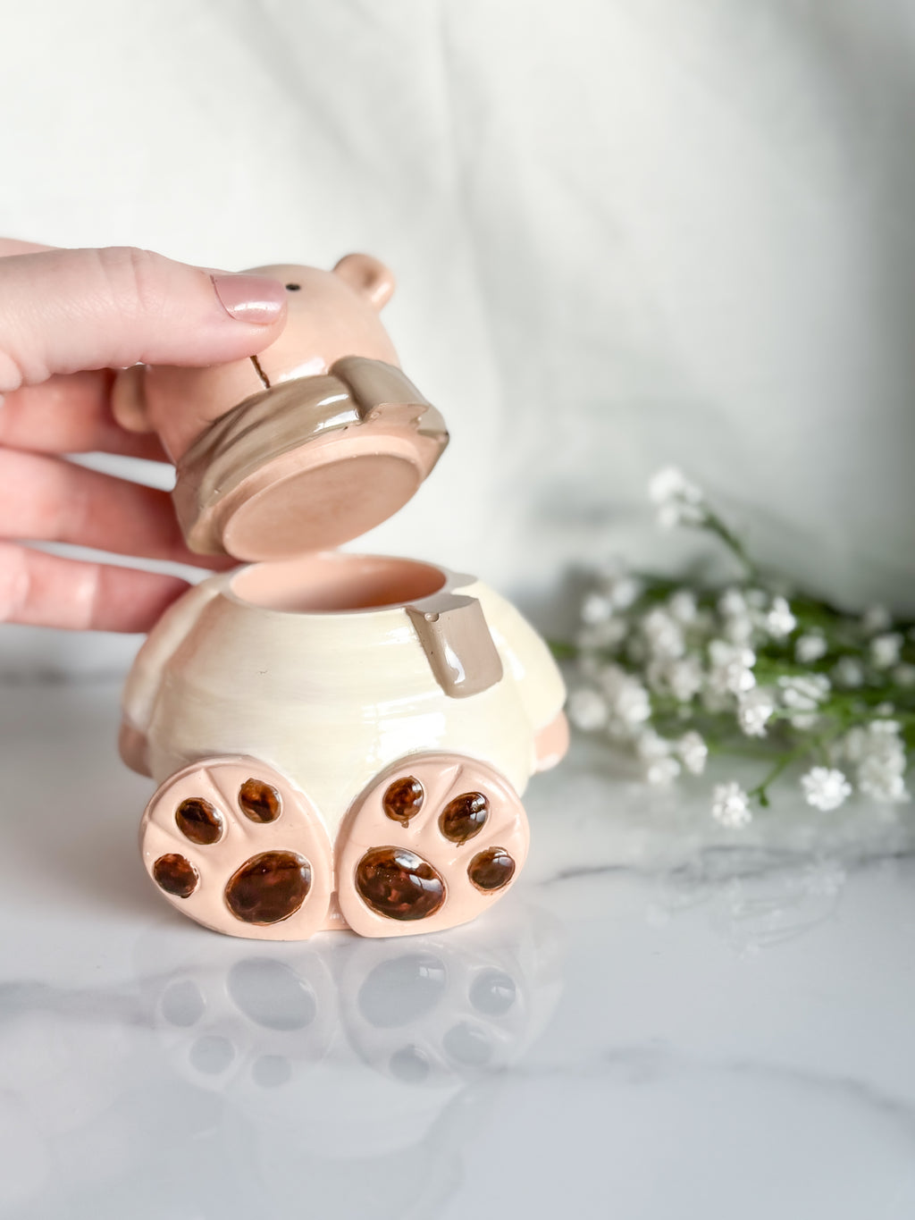 Teddy Bear Trinket Box