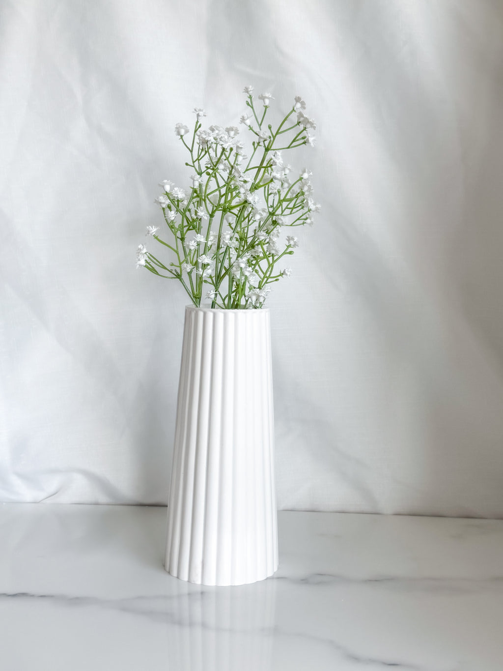 Tall Striped Vase