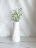 Tall Striped Vase