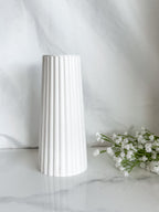 Tall Striped Vase