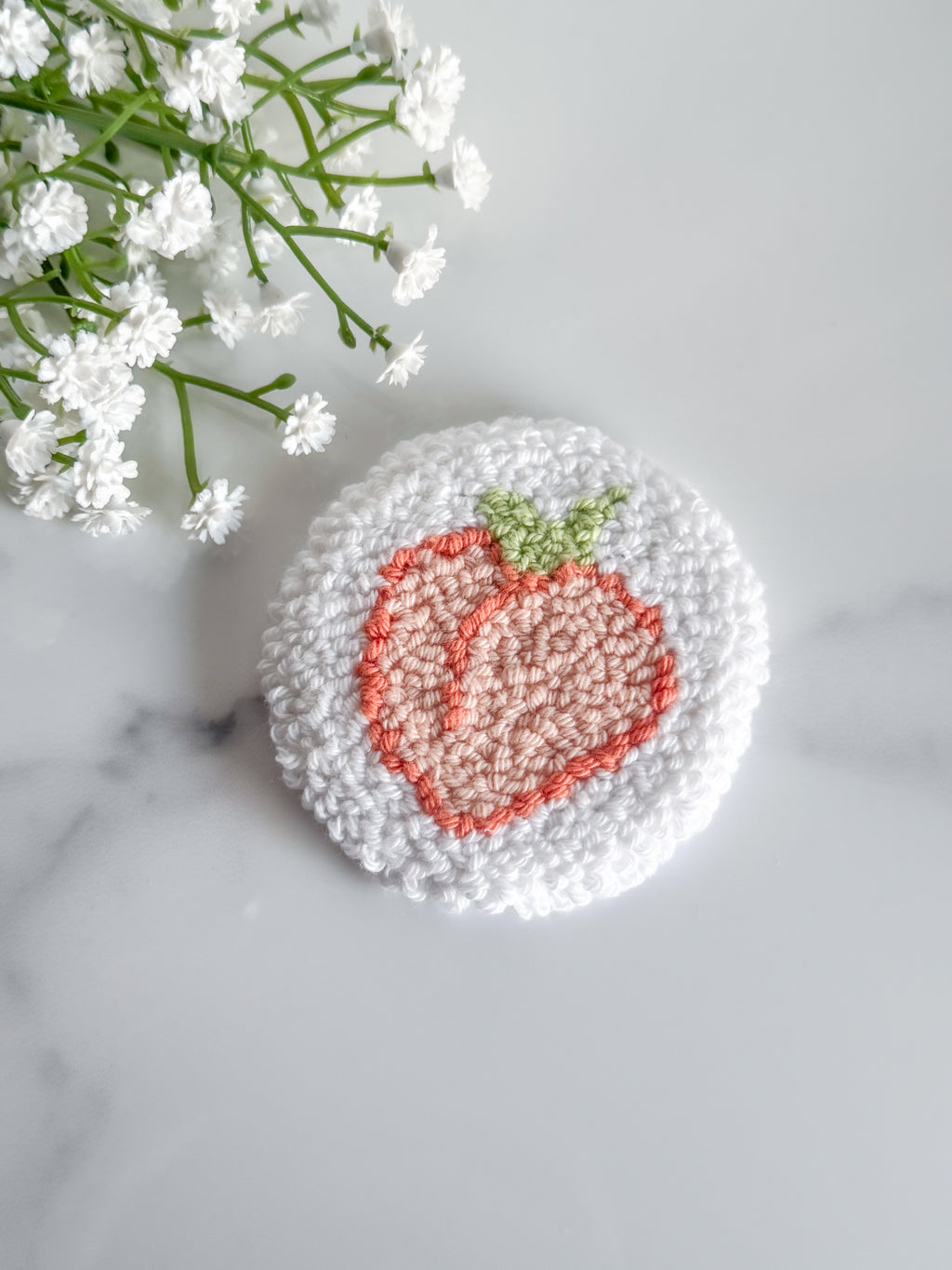 Peach Car Coaster