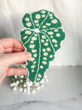 Polka Dot Leaf Mug Rug
