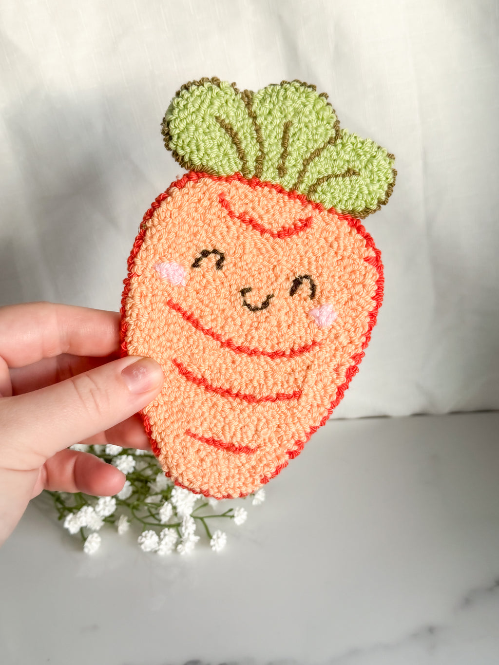 Carrot Mug Rug