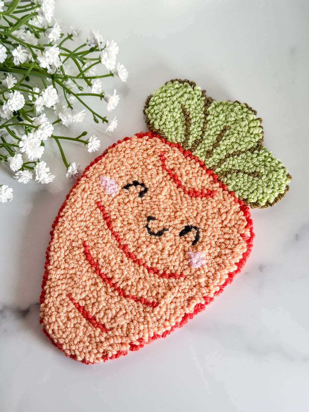 Carrot Mug Rug
