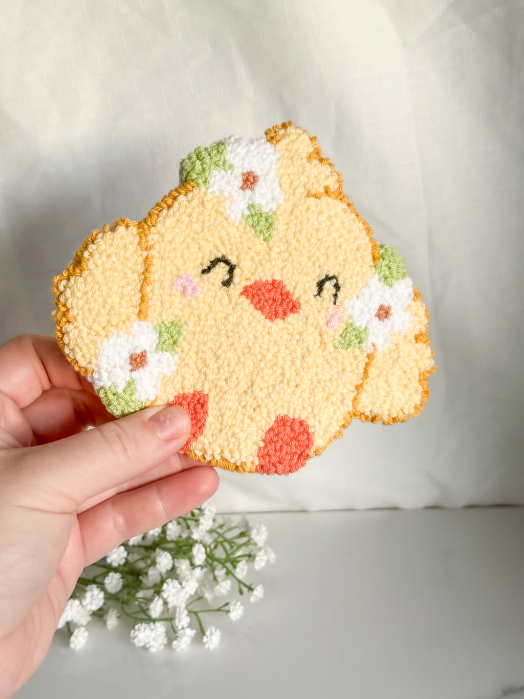 Baby Chick Mug Rug