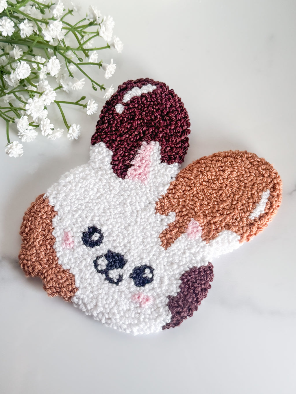 Choc Bunny Mug Rug