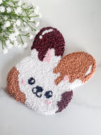 Choc Bunny Mug Rug