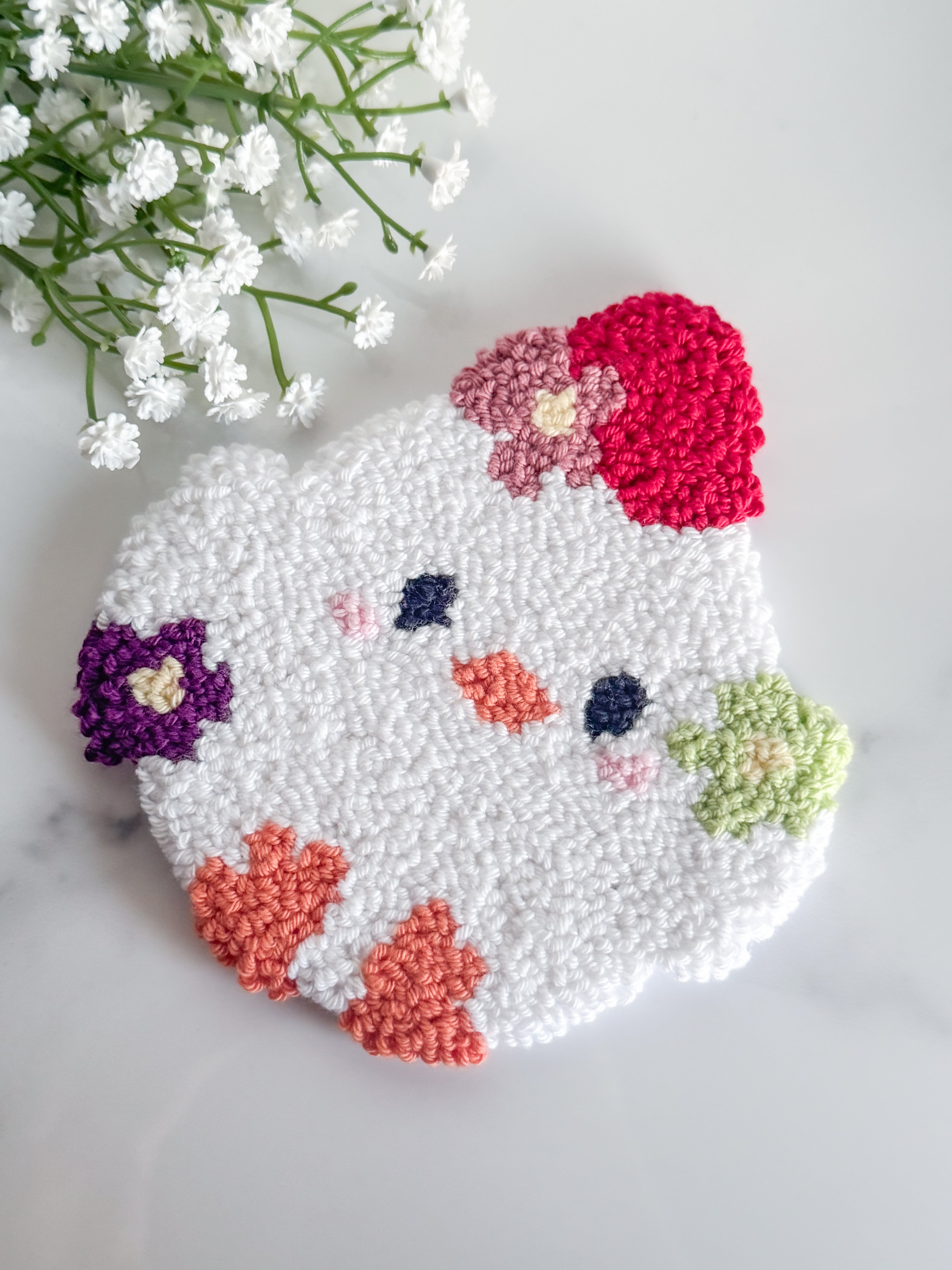 Baby Rooster Mug Rug